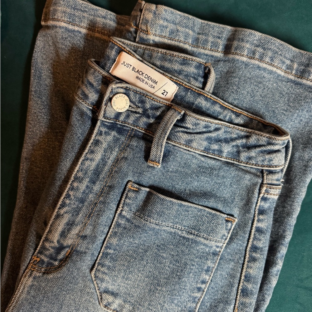 Just Black Denim Wide Leg Jeans